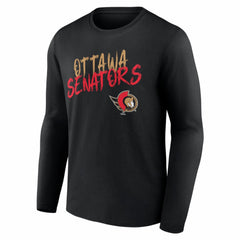 NHL Ottawa Senators Hustle Personalized Name & Number Long Sleeve T-Shirt