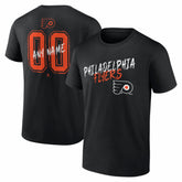 NHL Philadelphia Flyers Hustle Personalized Name & Number T-Shirt