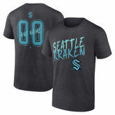 NHL Seattle Kraken Hustle Personalized Name & Number T-Shirt