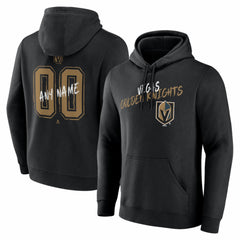 NHL Vegas Golden Knights Big & Tall Hustle Personalized Name & Number Hoodie