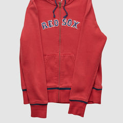 Red Boston Red Sox Nike 2000s Hooded Full Zip Sweatshirt