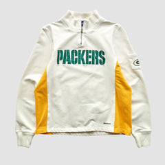 Reebok 2000s 1/4 Zip Sweatshirt - Green Bay Packers Sweatshirts