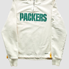 Reebok 2000s 1/4 Zip Sweatshirt - Green Bay Packers Sweatshirts