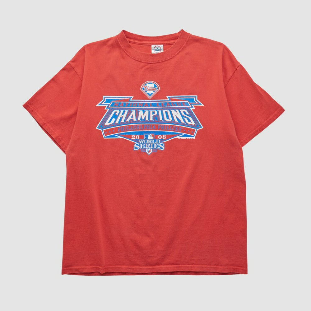 Red MLB World Series Delta 2008 T-shirt