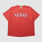 Red Texas Rangers Majestic 2009 T-shirt