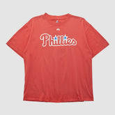 Red Philadelphia Phillies Majestic 2000s T-shirt