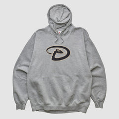 Heather Gray Arizona Diamondbacks Majestic 2000s Hooded Pullover Sweatshirt