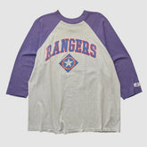 Heather Gray Texas Rangers Logo Athletic T-shirt