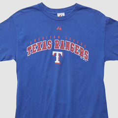 Blue Texas Rangers Majestic 2009 T-shirt