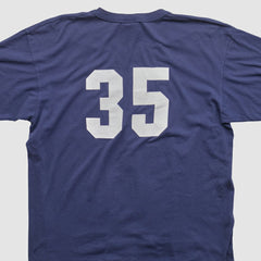 Navy Atlanta Braves Majestic 90s T-shirt