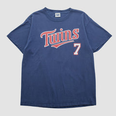 Navy Minnesota Twins Lee Sport 2000s T-shirt