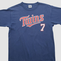 Navy Minnesota Twins Lee Sport 2000s T-shirt