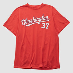 Red Washington Nationals Genuine Merchandise 2000s T-shirt