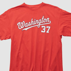 Red Washington Nationals Genuine Merchandise 2000s T-shirt