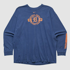Navy Detroit Tigers Nike 2000s Long Sleeve T-shirt