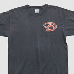 Black Arizona Diamondbacks Majestic 2000s T-shirt