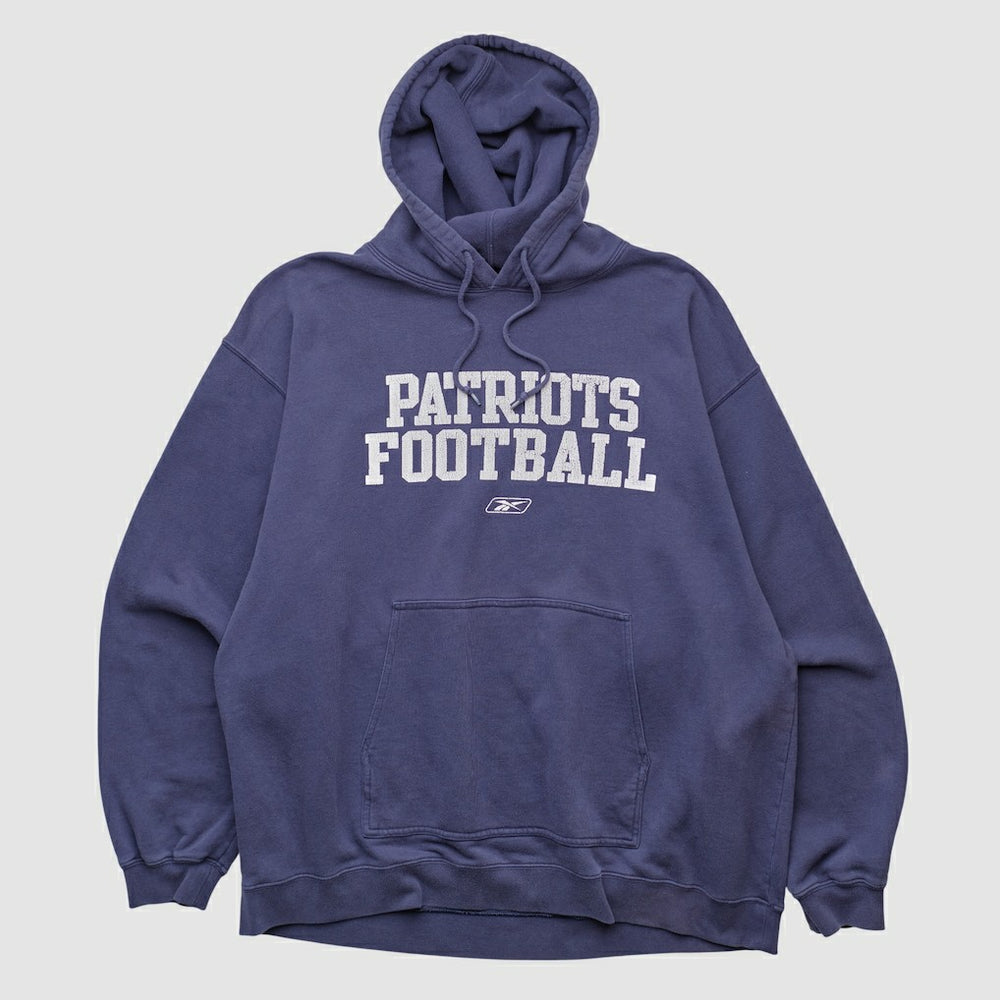 Reebok 2000s Hooded Pullover Sweatshirt - New England Patriots Pullover