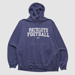 Reebok 2000s Hooded Pullover Sweatshirt - New England Patriots Pullover
