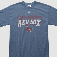 Blue Boston Red Sox Majestic 2000s T-shirt