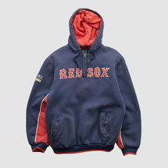 Navy Boston Red Sox GIII Sports 2007 Hooded 1/4 Zip Sweatshirt