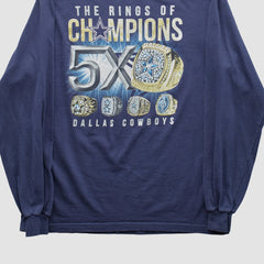 Cowboys Team Apparel 2000s Long Sleeve T-shirt - Dallas Cowboys T-shirts