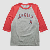 Heather Gray Los Angeles Angels Lee Apparel 2007 T-shirt