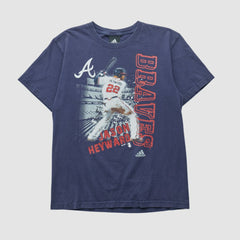 Navy Jason Heyward Adidas 2010s T-shirt