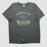 Dark Heather Gray Kansas City Royals Genuine Merchandise 2000s T-shirt