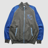 Dark Heather Gray Kansas City Royals Majestic 2000s Full Zip Sweatshirt