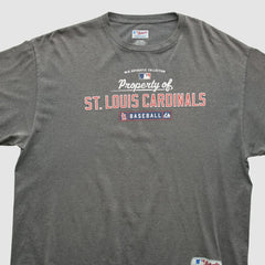 Charcoal St. Louis Cardinals Majestic 2000s T-shirt