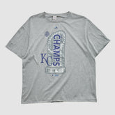 Heather Gray Kansas City Royals Majestic 2015 T-shirt