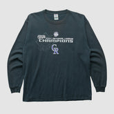 Black Colorado Rockies Delta 2007 Long Sleeve T-shirt