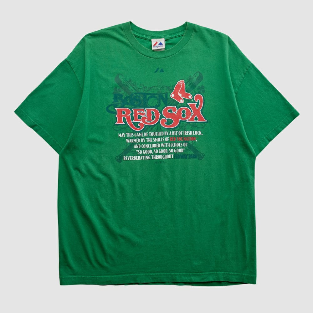 Green Boston Red Sox Majestic 2000s T-shirt