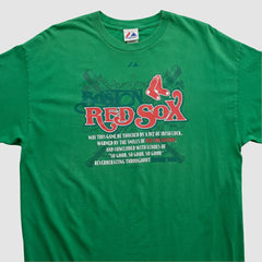 Green Boston Red Sox Majestic 2000s T-shirt