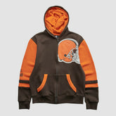 NFL 2010s Hooded Full Zip Sweatshirt - Cleveland Browns Sweatshirts