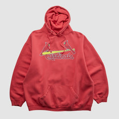 Red St. Louis Cardinals 2000s Hooded Sweatshirt