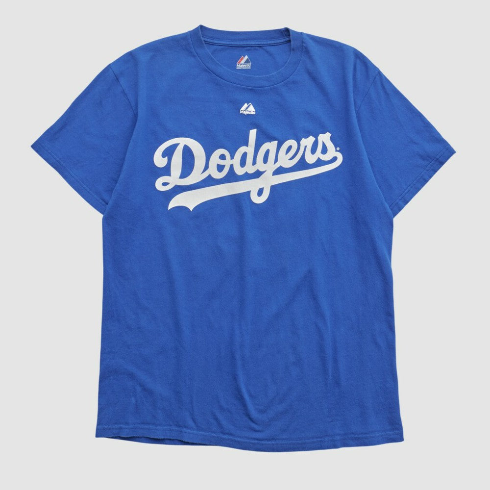 Blue Los Angeles Dodgers Majestic 2000s T-shirt