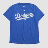 Blue Los Angeles Dodgers Majestic 2000s T-shirt