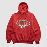 Logo Athletic 90s Hooded Pullover Sweatshirt - Kansas City Chiefs Pullover