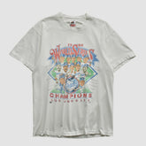 White World Series Fruit of The Loom 1988 T-shirt