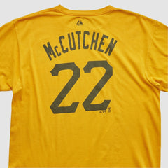 Yellow Pittsburgh Pirates Majestic 2000s T-shirt