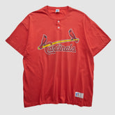 Red St. Louis Cardinals Russell 1996 T-shirt