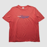 Red Texas Rangers Hank Aaron Originals 90s T-shirt