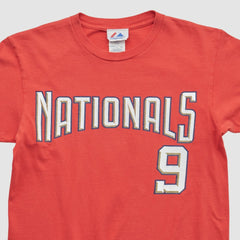 Red Washington Nationals Majestic 2000s T-shirt