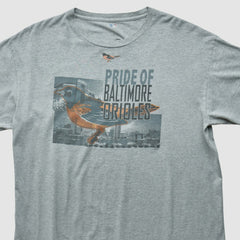 Heather Gray Baltimore Orioles Genuine Merchandise 2000s T-shirt