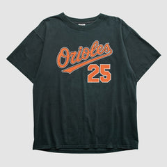 Black Baltimore Orioles Majestic 2000s T-shirt