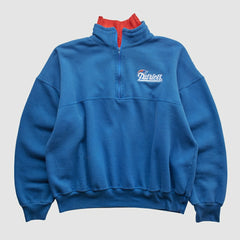Dodger 90s 1/4 Zip Sweatshirt - New England Patriots Sweatshirts