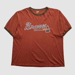 Red Atlanta Braves 2000s T-shirt