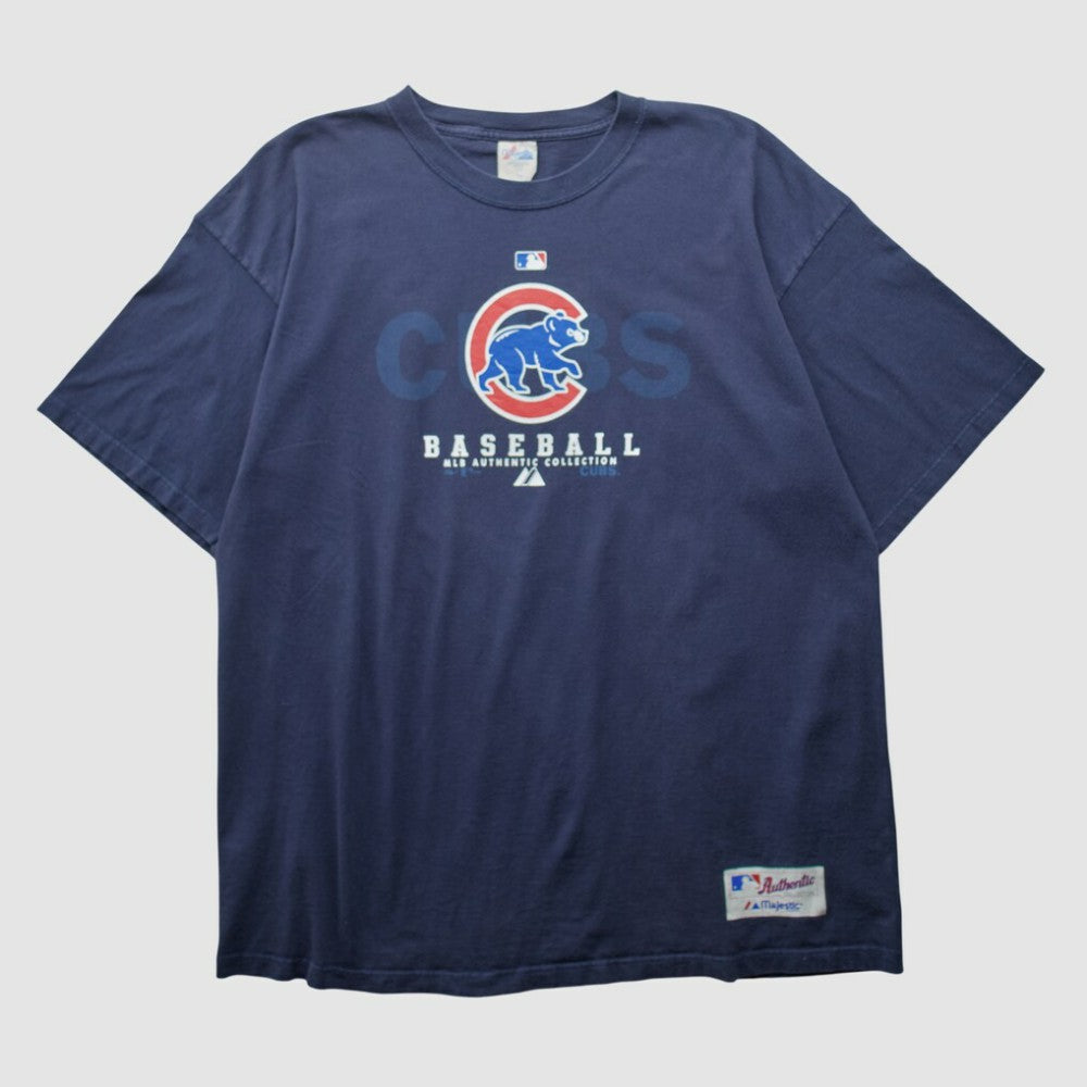 Navy Chicago Cubs Majestic 2000s T-shirt