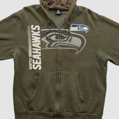 NFL 2010s Hooded Full Zip Sweatshirt - Seattle Seahawks Sweatshirts